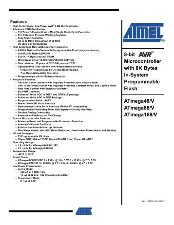 ATmega48/88/168