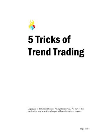 5 Tricks of Trend Trading - Rob Booker