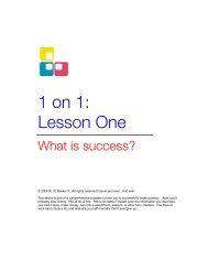 1 on 1: Lesson One - Rob Booker