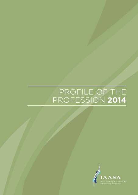 PROFILE OF THE PROFESSION 2014