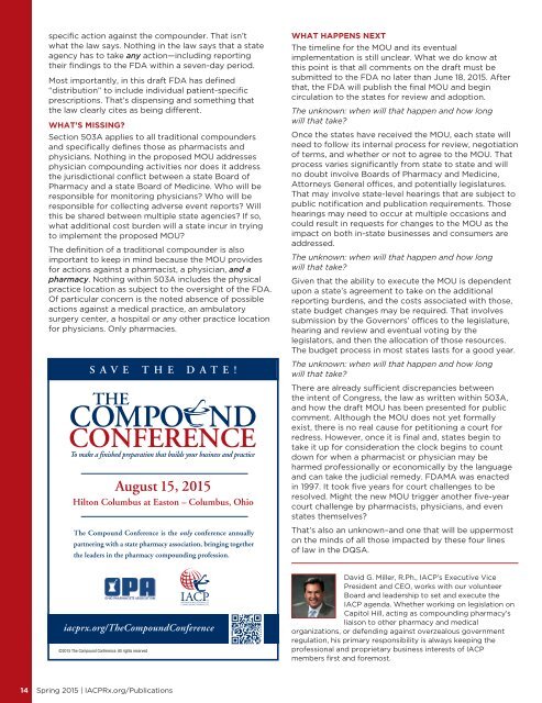 Compounding Matters Quarterly - Spring 2015