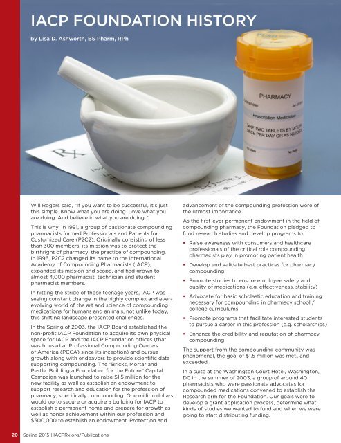 Compounding Matters Quarterly - Spring 2015