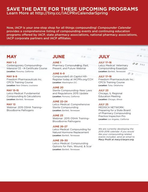 Compounding Matters Quarterly - Spring 2015