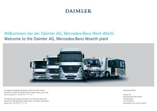 Willkommen Bei Der Daimler Ag Mercedes Benz Werk Worth
