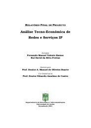 Análise Tecno-Económica de Redes e Serviços IP - GSBL