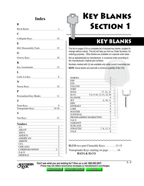 10 Pack of Ilco MZ16//X178 Key Blanks Made by ILCO in USA NEW
