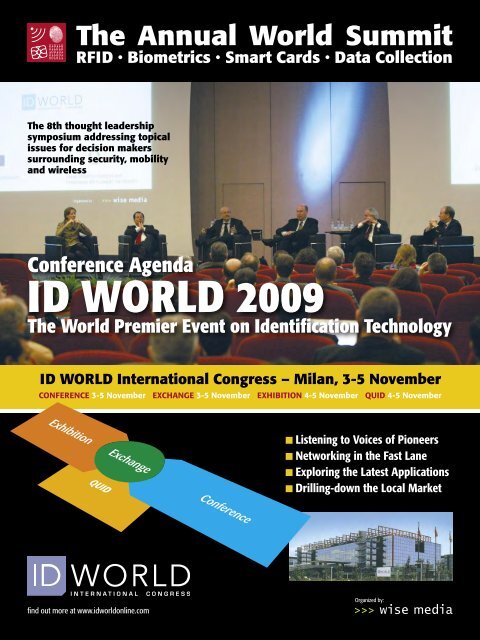 Agenda &amp; Speakers - ID WORLD International Congress