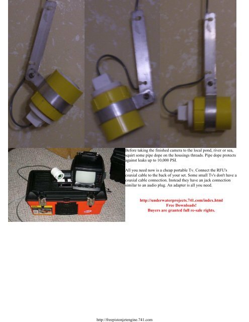 Build Your Own Underwater Video Camera - Underwater Projects ...