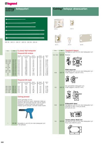 Legrand 2011-2012 Genel Katalog Sayfa 222 - 229 (827 KB, PDF)