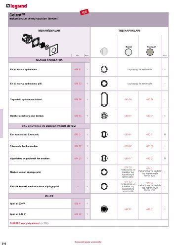 Legrand 2011-2012 Genel Katalog Sayfa 316 - 349 (3,96 MB, PDF)