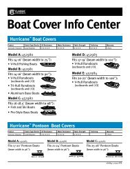 Attwood Boat Cover Sizing Chart