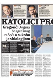 GregoriÄ:Dogma bezgreÏnog zaÃeÄa u sukobu je ... - Pavel Gregoric