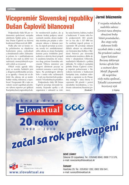 02 - CHÝRNIK-HÍRNÖK_2010_februar--16str.indd - izamky.sk
