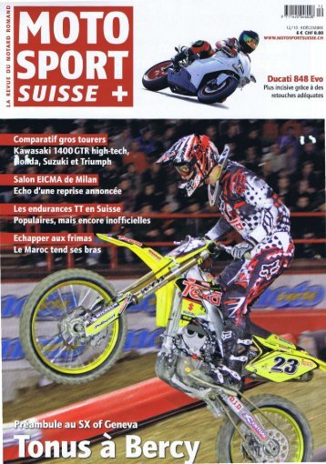 A lire dans Moto Sport Suisse (MSS) du 1er dÃ©cembre 201 - Top News