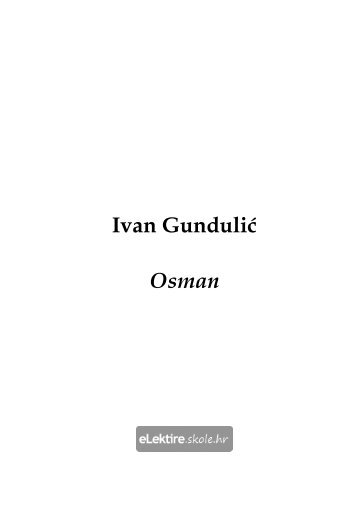 Osman (nedovrÅ¡eno) Ivan GunduliÄ
