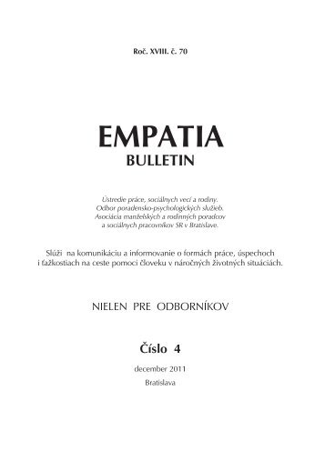 EMPATIA - Psychologia.sk