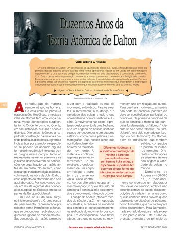 Duzentos anos da Teoria Atômica de Dalton - QNEsc