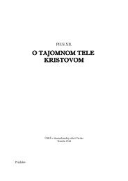 O TAJOMNOM TELE KRISTOVOM - teologia.iskra.sk