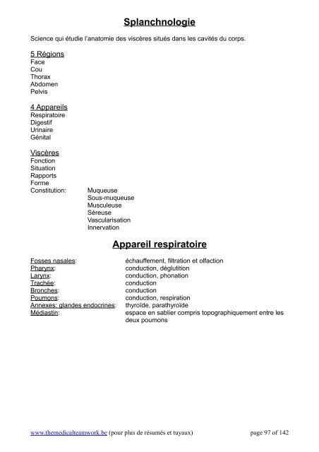 Anatomie générale systématique et fonctionnelle - The Medical ...