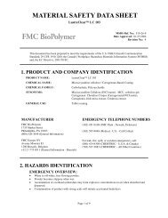 LustreClear® LC-103 - FMC BioPolymer