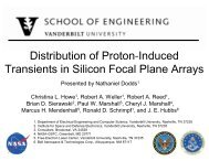 Distribution of Proton-Induced Transients in Silicon Focal Plane Arrays