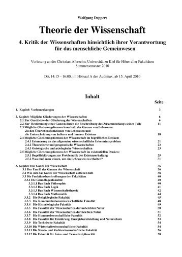 Theorie der Wissenschaft 4 Korrektur a - Sokrates-UniversitÃ¤ts ...