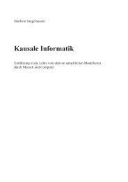 Kausale Informatik - Hardwin Jungclaussen