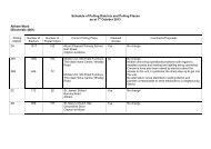 Schedule of Polling Districts and Polling Places