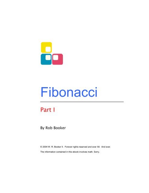 Fibonacci Numbers - Rob Booker