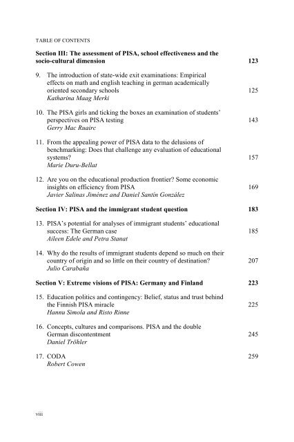 PISA Under Examination - Comparative Education Society in ...