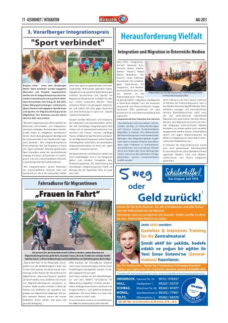 EUROPA JOURNAL - HABER AVRUPA MAI 2015