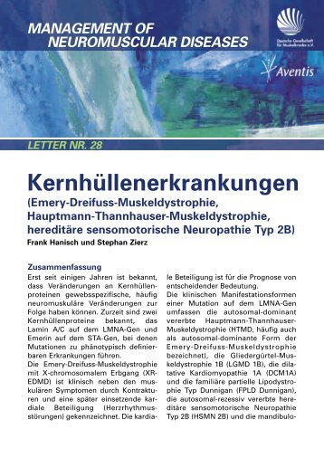 Hauptmann-Thannhauser- Muskeldystrophie