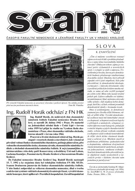 ÄÃ­slo 3 - FakultnÃ­ nemocnice Hradec KrÃ¡lovÃ©