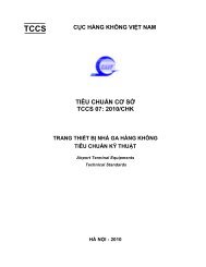 tiêu chuẩn cơ sở tccs 07: 2010/chk - Cục Hàng không Việt Nam