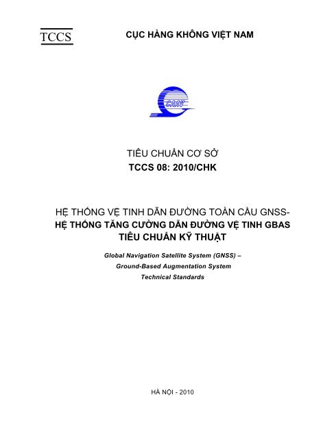 TCCS 08: 2010/CHK - Cục Hàng không Việt Nam