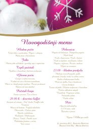 nova godina menu A4- Kaj.indd - Bluesun Hotel Kaj Marija Bistrica