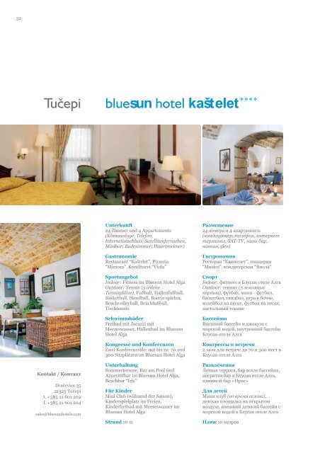 www.bluesunhotels.com BOL • BRELA ... - Bluesun Hotel Kaj