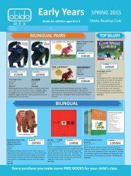 Obido Reading Club - Spring 2015 - Early Years - English