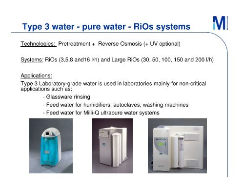 Water purification solutions - Prehrambeno-tehnoloÅ¡ki fakultet Osijek