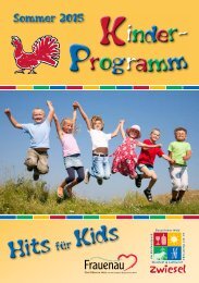 Zwieseler Kinderprogramm 2015