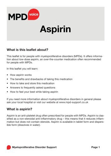 Aspirin - MPD Voice