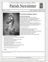 Parish Newsletter Aug-Sept-Oct 2012 - St. Joseph Catholic Church ...