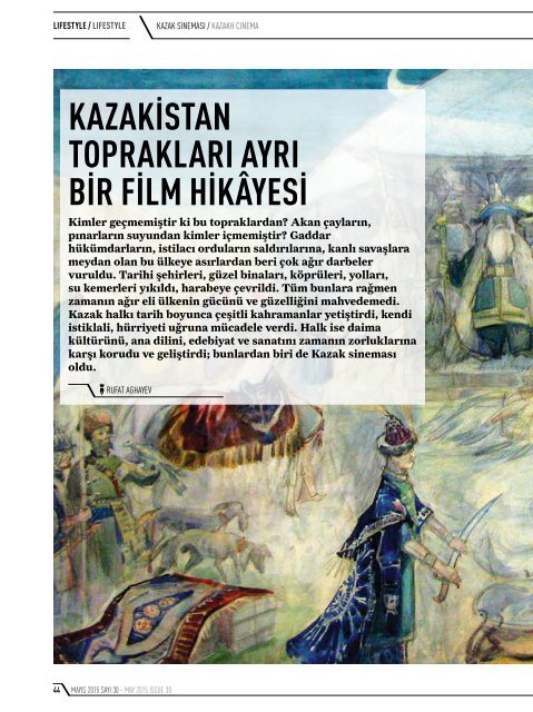 Hazar World - Sayı:30 - Mayıs 2015