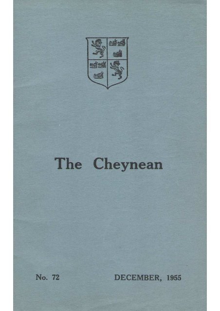 The Cheynean December 1955.jpg - Sloane Grammar School ...