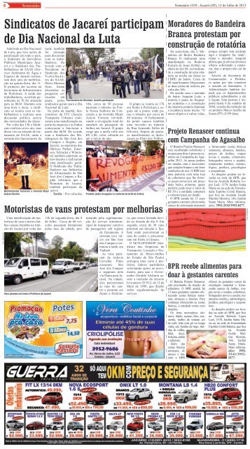 Edição 1038, de 12 de Julho de 2013 - Semanário de Jacareí