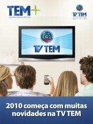 2010 começa com muitas novidades na TV TEM - PlaceHolder for ...