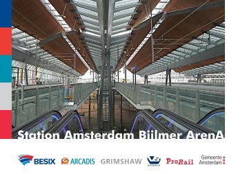 Station Amsterdam Bijlmer ArenA - Victor Buyck Steel Construction