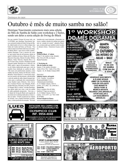 Ed. 048 - Agenda da DanÃ§a de SalÃ£o Brasileira