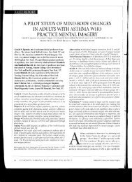 a pilot study of mind-body changes in adults with ... - dr. jerry epstein
