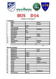 Lastruper Bus D16 - FC Lastrup